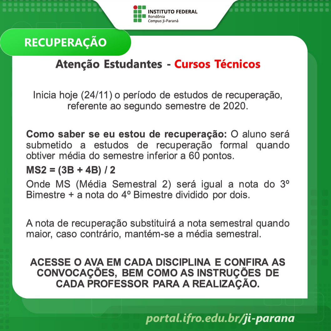 Atenção Notas do 2°Bimestre já estão disponíves !